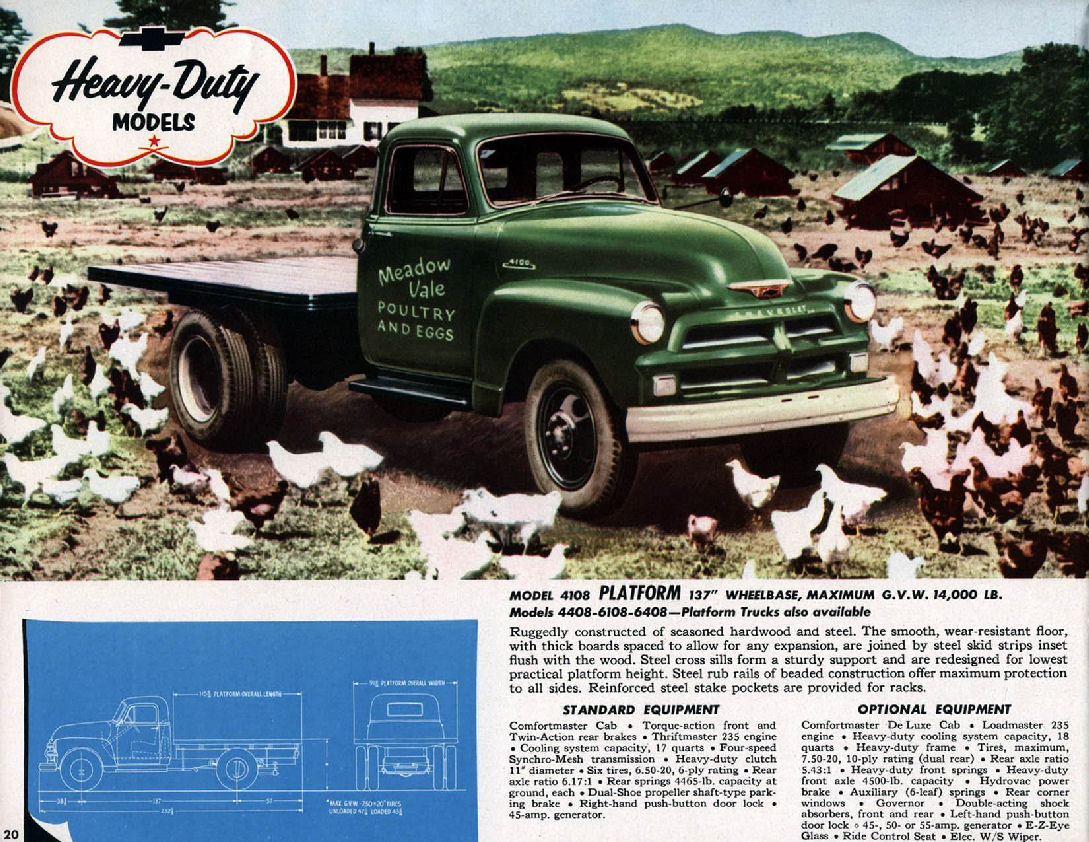 1954 Chevrolet Trucks Brochure Page 5
